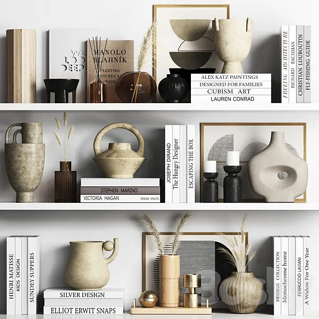 Decorative Set 12 3D Model