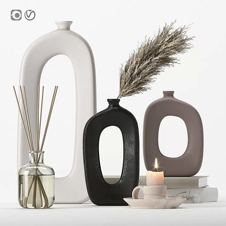 Decorative set 12 3D Model