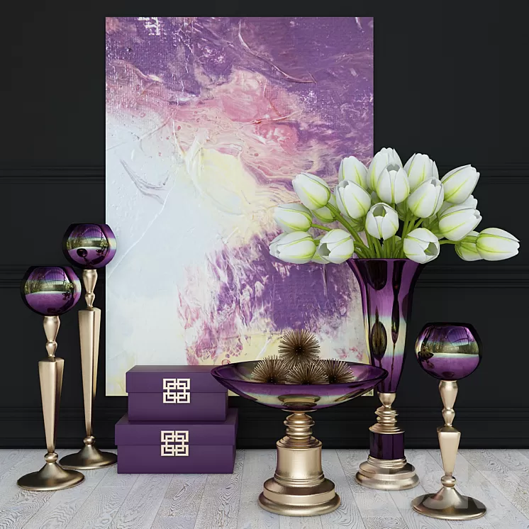 Decorative set 12 3D Model