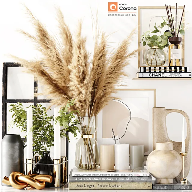 Decorative Set 122 3D Model