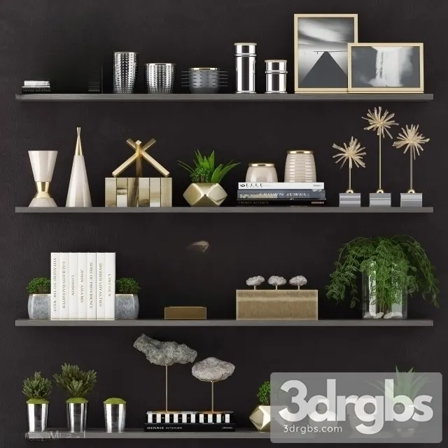 Decorative Set 13 3D Model Download Decorative Set 13 3D Model Download