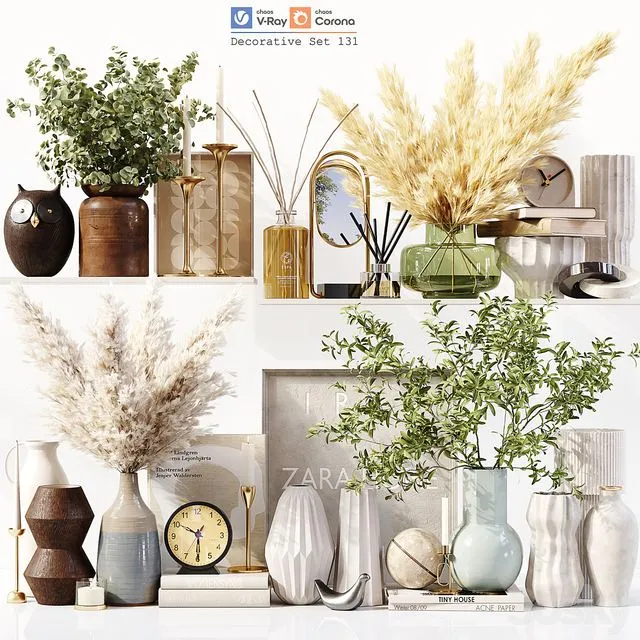 Decorative Set 131 3D Model