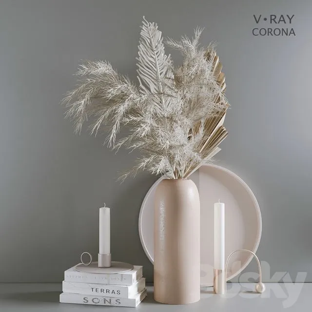 Decorative set # 14 3D Model