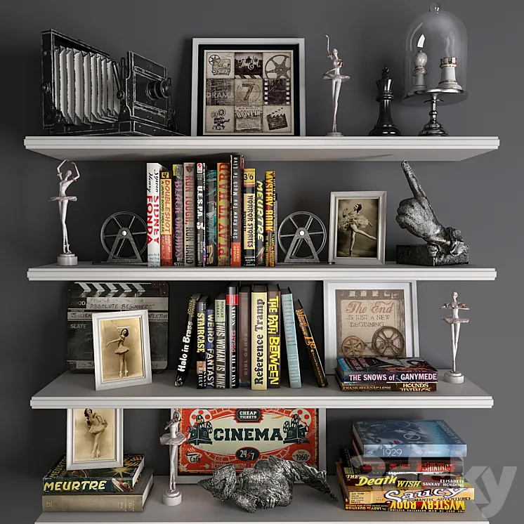 Decorative set 14 3D Model Free Download