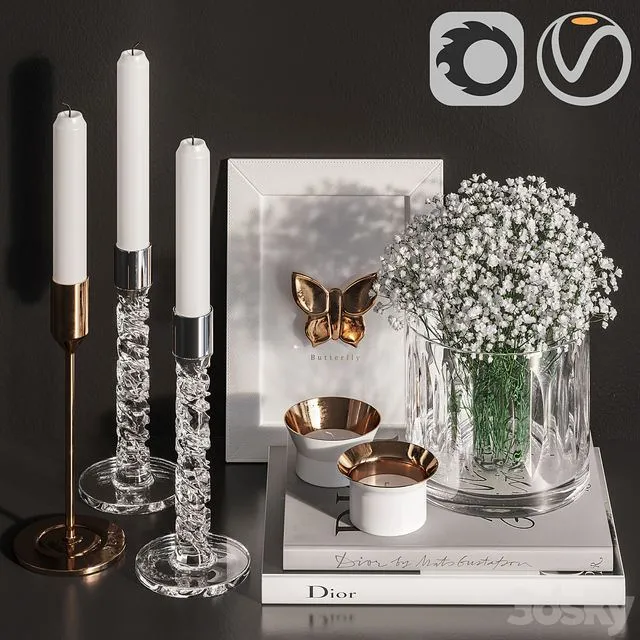 DECORATIVE SET 15 3D Model