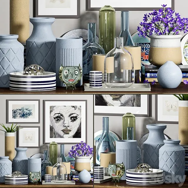 Decorative Set – 15 3D Model