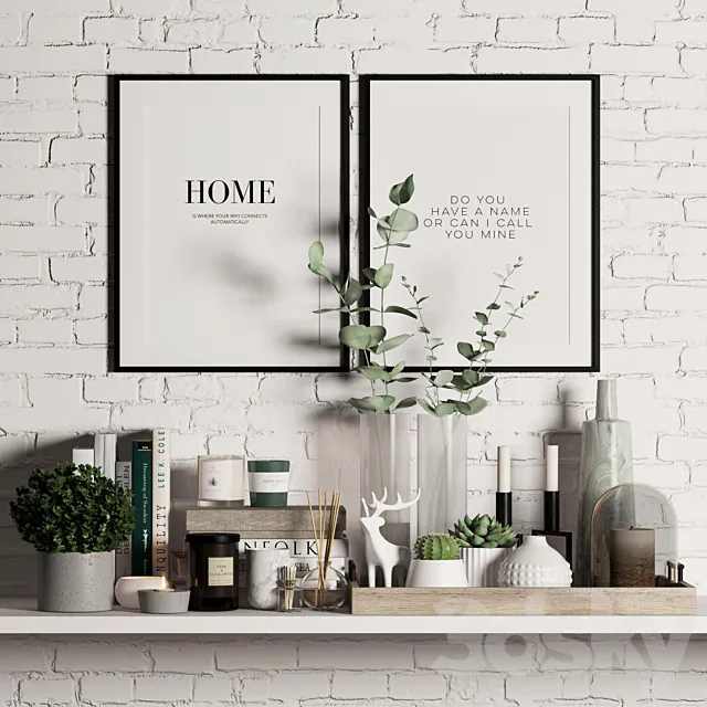 Decorative set 15 3D Model