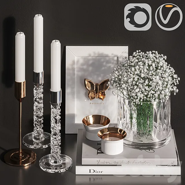 DECORATIVE SET 15 3DModel