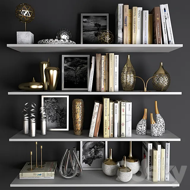 Decorative set 15 3DModel