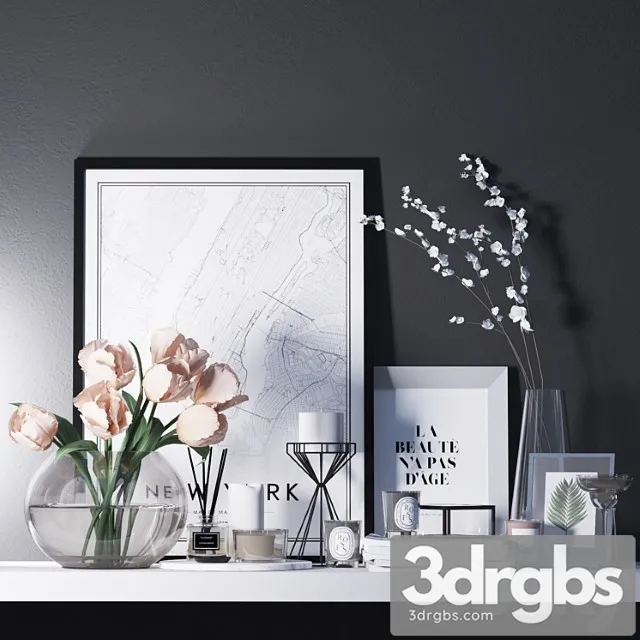 Decorative set 16 3 3D Model Download Decorative set 16 3 3D Model Download