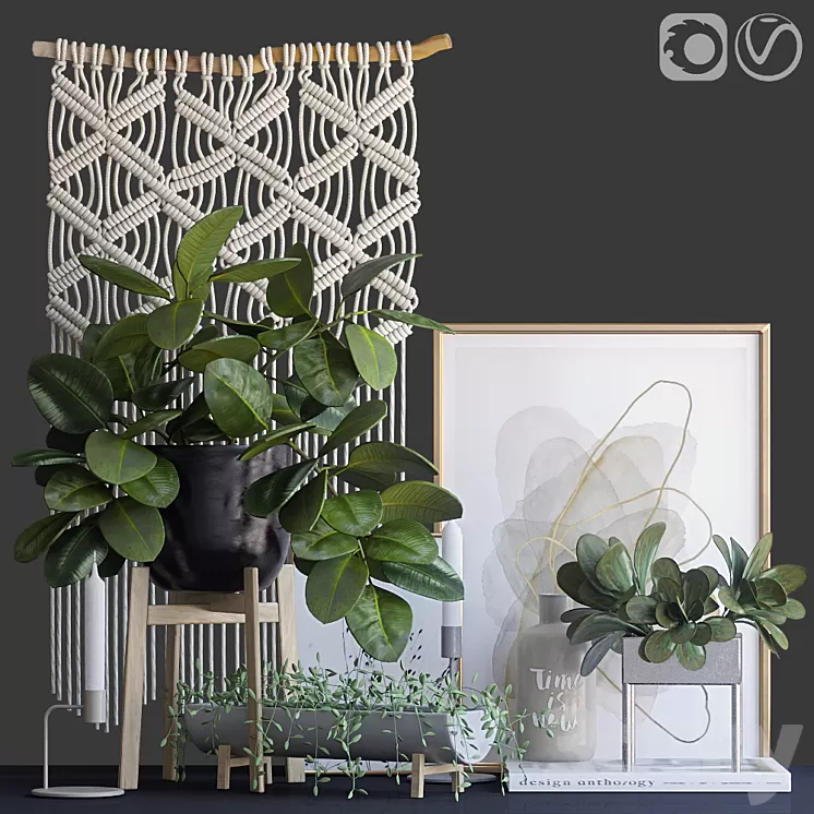 Decorative set 16 3D Model