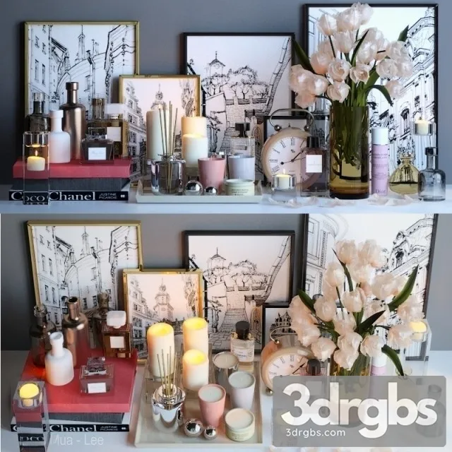 Decorative Set 16 3D Model Download Decorative Set 16 3D Model Download