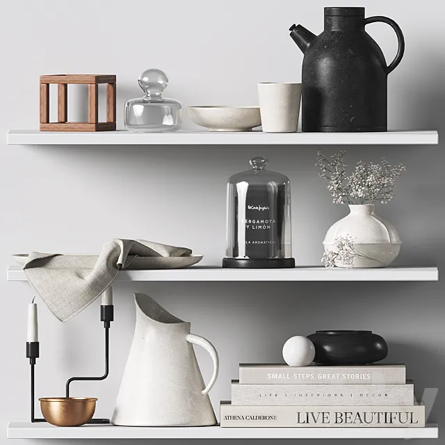 Decorative set 16 3DModel