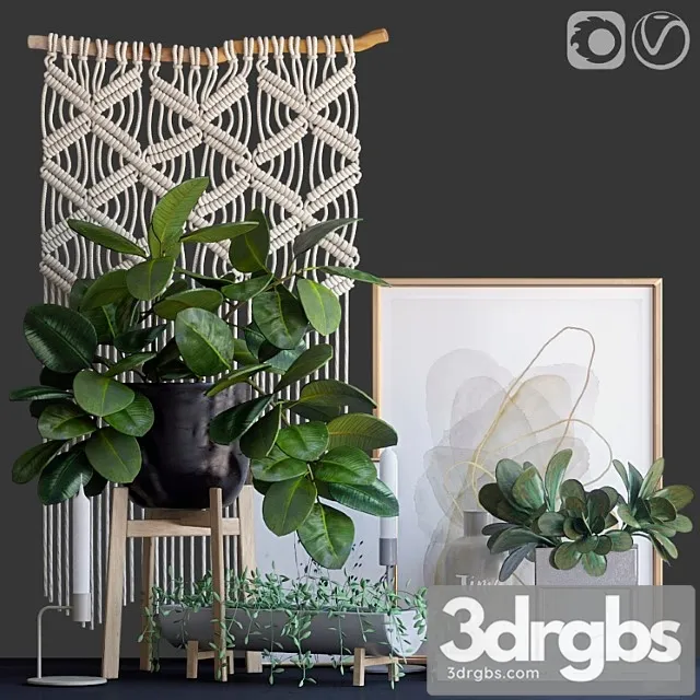 Decorative set 16_2 3D Model Download Decorative set 16_2 3D Model Download