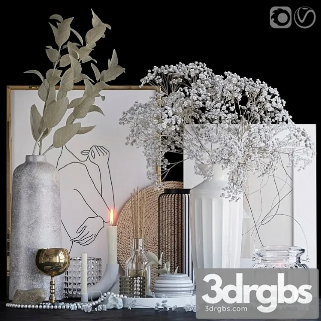 Decorative Set 18 3 3D Model Download Decorative Set 18 3 3D Model Download