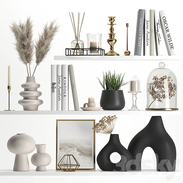 Decorative set 18 3D Model