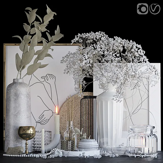 Decorative set 18 3D Model