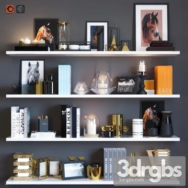 Decorative Set 18 3D Model Download Decorative Set 18 3D Model Download