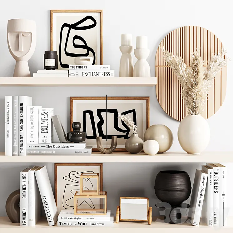 Decorative Set 18 3D Model Free Download Decorative Set 18 3D Model Free Download