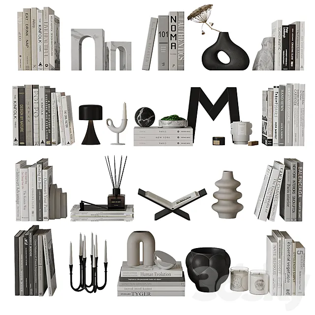 Decorative Set 18 3DModel