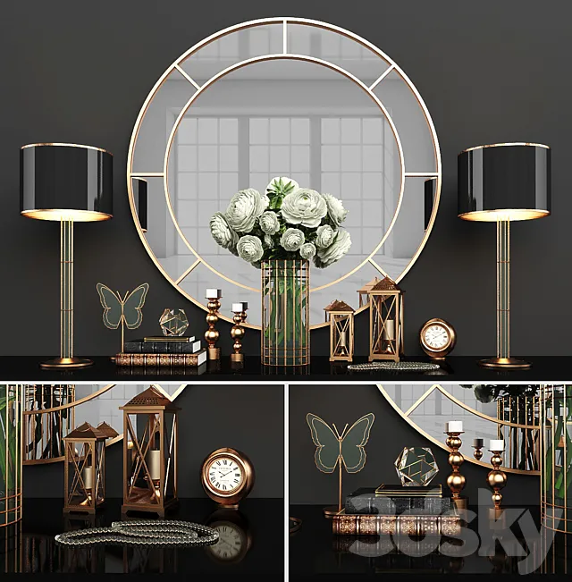 Decorative set 18 3DModel