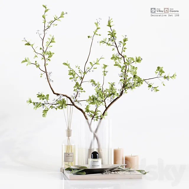 Decorative Set 188 3D Model