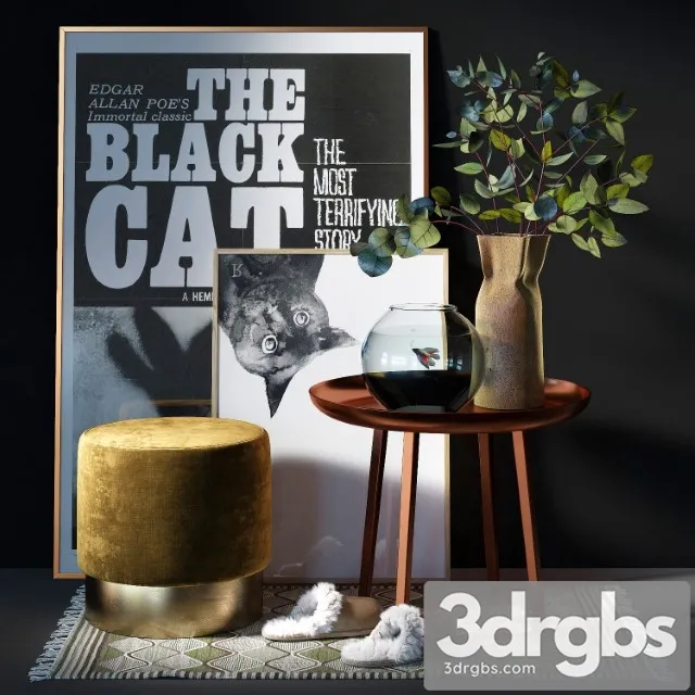 Decorative Set 19 1 3D Model Download Decorative Set 19 1 3D Model Download