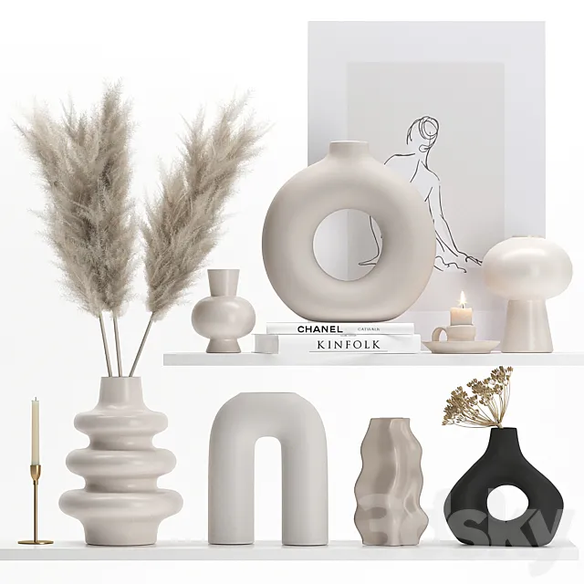 Decorative set 19 3D Model