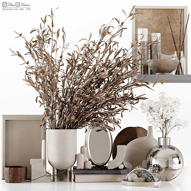 Decorative Set 199 3D Model