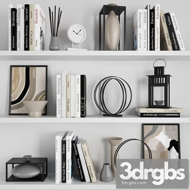 Decorative set 1_2 3D Model Download Decorative set 1_2 3D Model Download