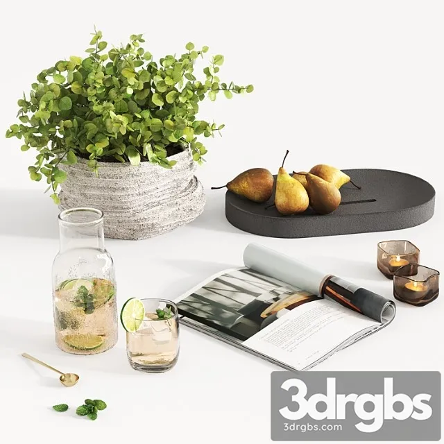 Decorative set 2 2 2 3D Model Download Decorative set 2 2 2 3D Model Download