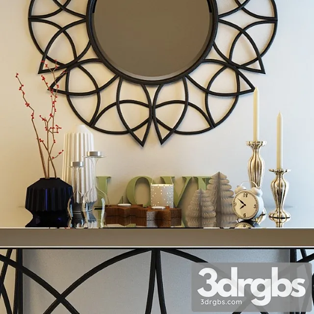 Decorative set 2 3D Model Download Decorative set 2 3D Model Download