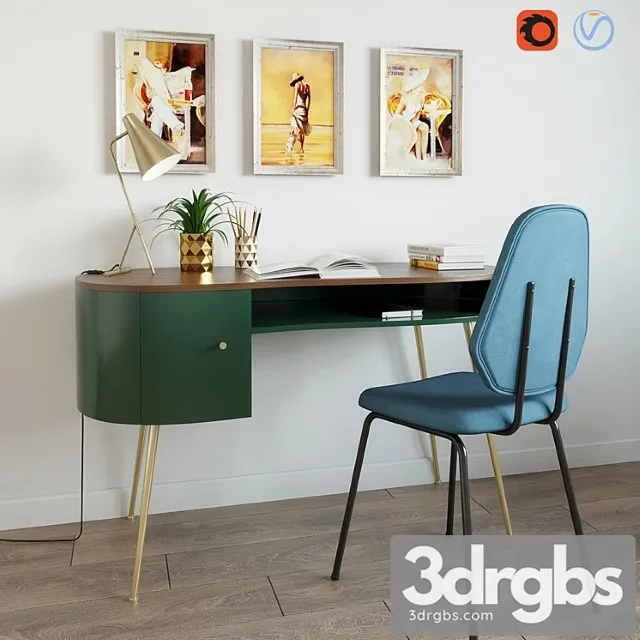 Decorative set 2 3D Model Download Decorative set 2 3D Model Download