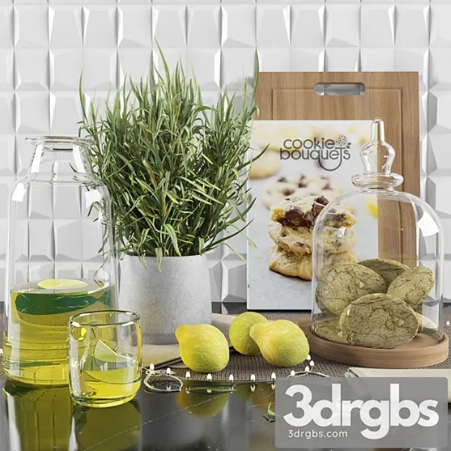 Decorative set 2 3D Model Download