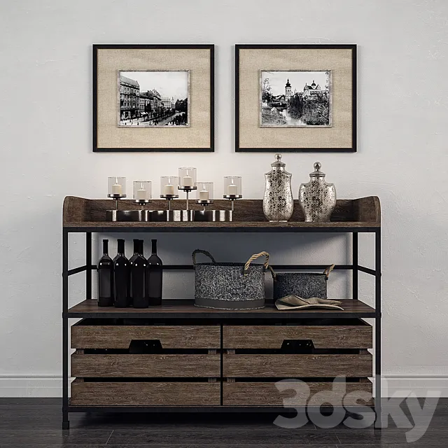 Decorative set 2 3DModel Decorative set 2 3DModel