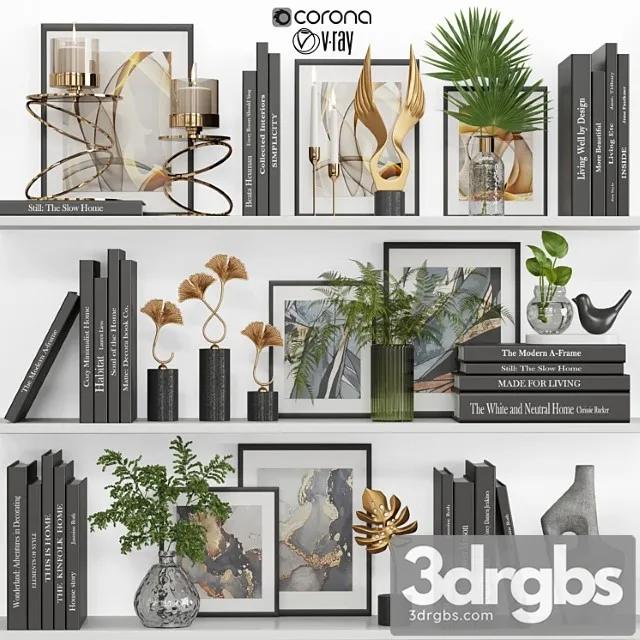 Decorative Set 20 21 3D Model Download Decorative Set 20 21 3D Model Download