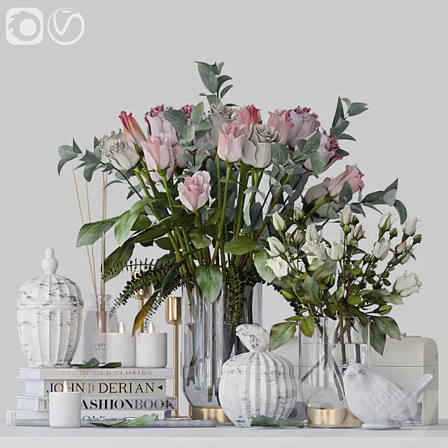 Decorative set 20 3D Model