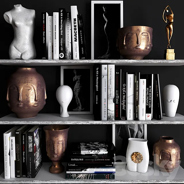 Decorative set 20 3DModel