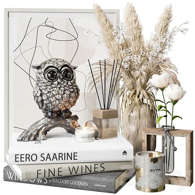 Decorative set 20 3DModel