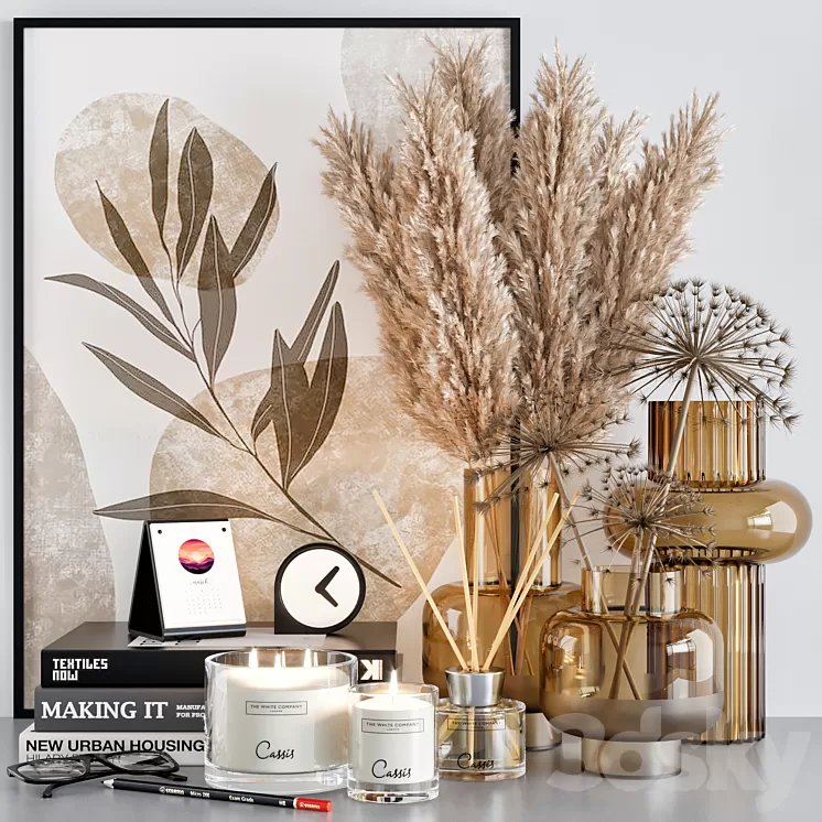 Decorative set 21 3D Model Free Download