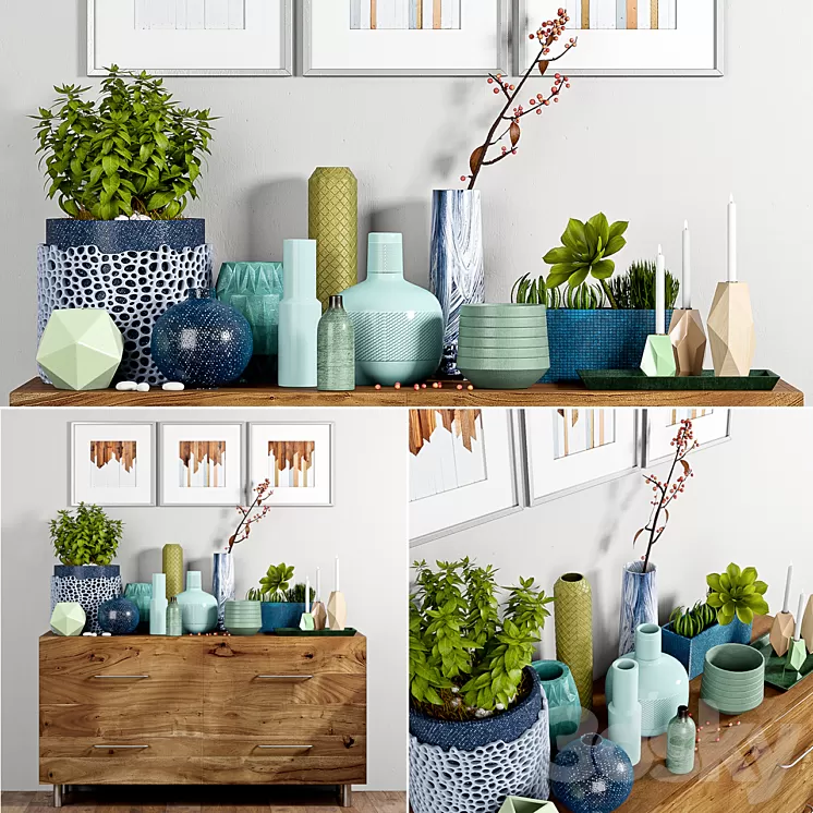 Decorative Set – 21 3D Model