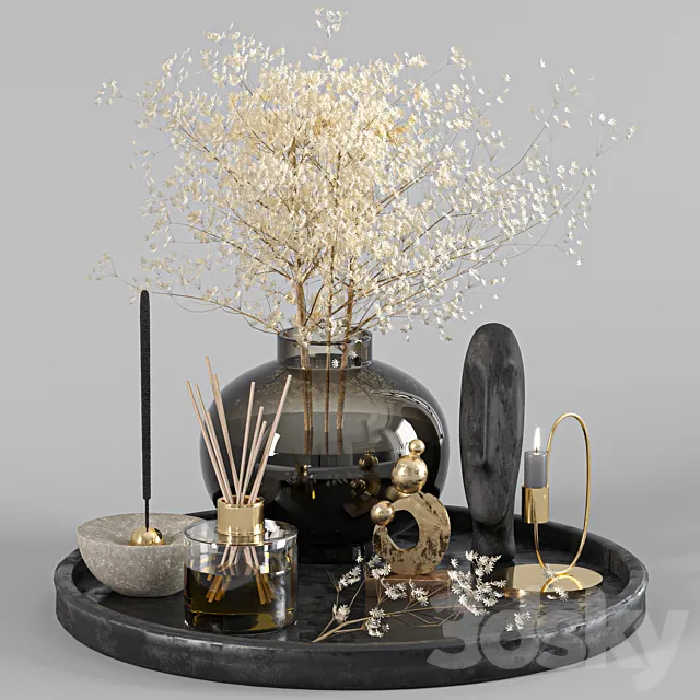 Decorative set 21 3DModel