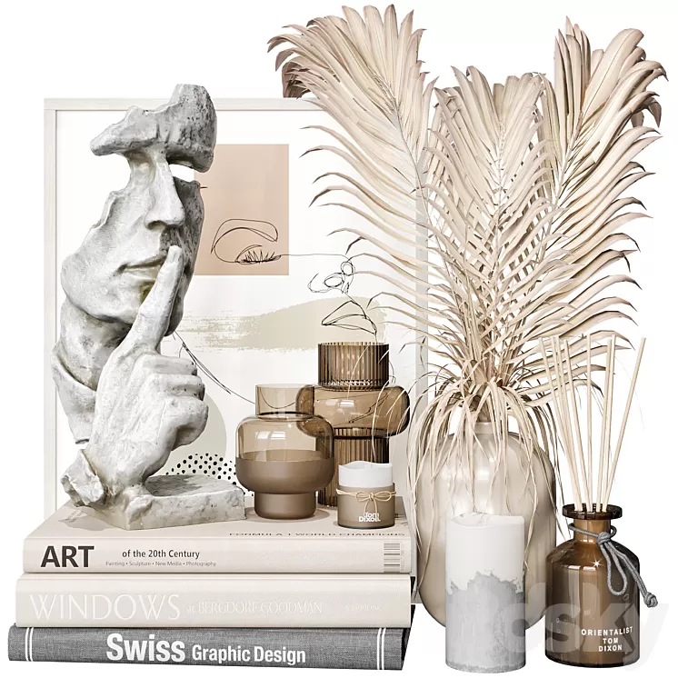 Decorative set 22 3D Model