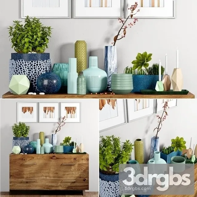 Decorative Set 22 3D Model Download Decorative Set 22 3D Model Download