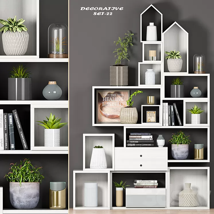 Decorative Set – 22 3D Model