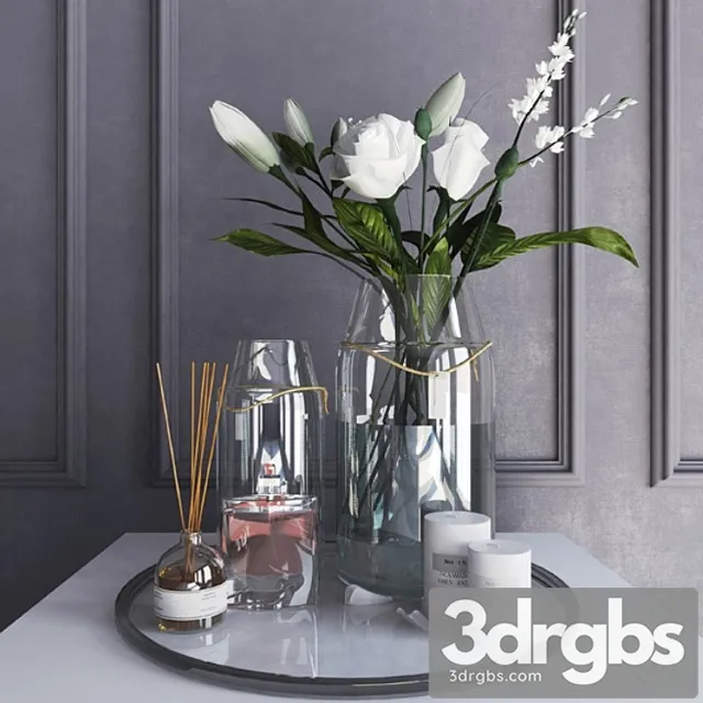 Decorative Set 222 2 3D Model Download Decorative Set 222 2 3D Model Download