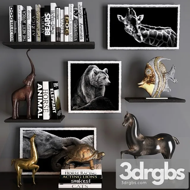 Decorative set 23 2 3D Model Download Decorative set 23 2 3D Model Download