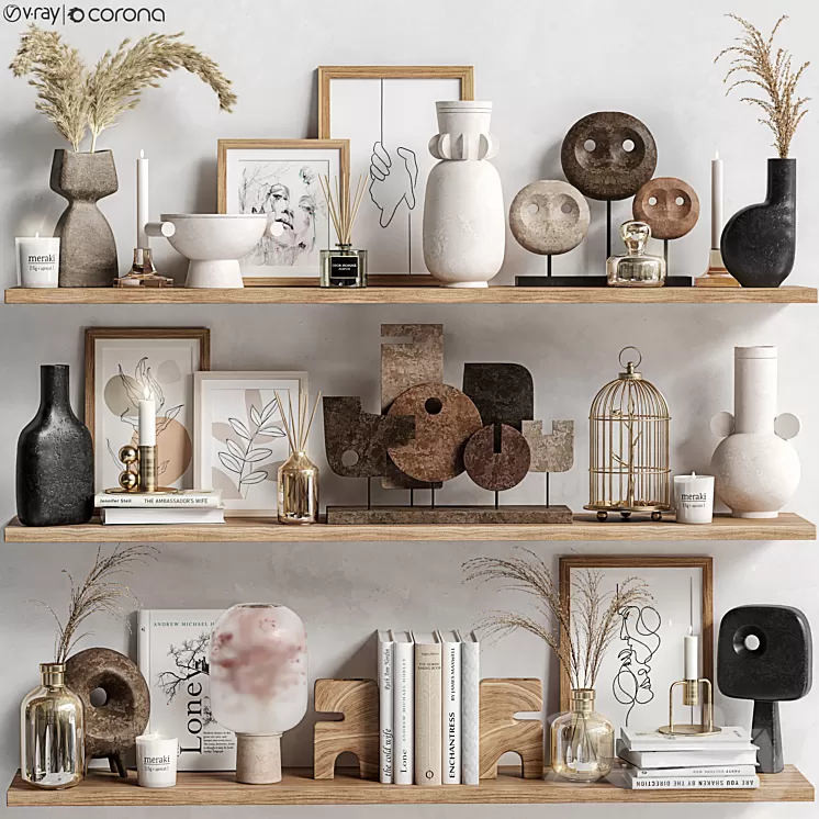 Decorative Set 23 3D Model