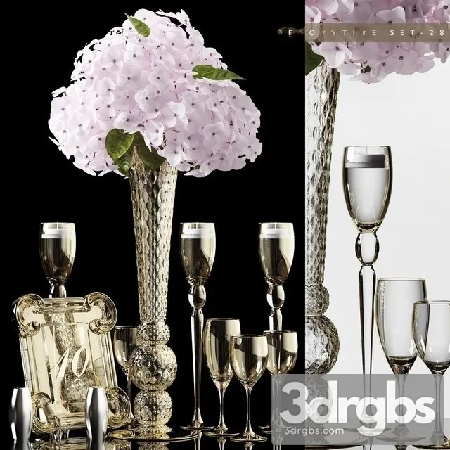 Decorative Set 23 3D Model Download Decorative Set 23 3D Model Download