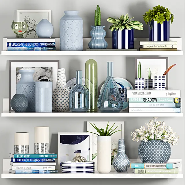 Decorative Set – 24 3D Model